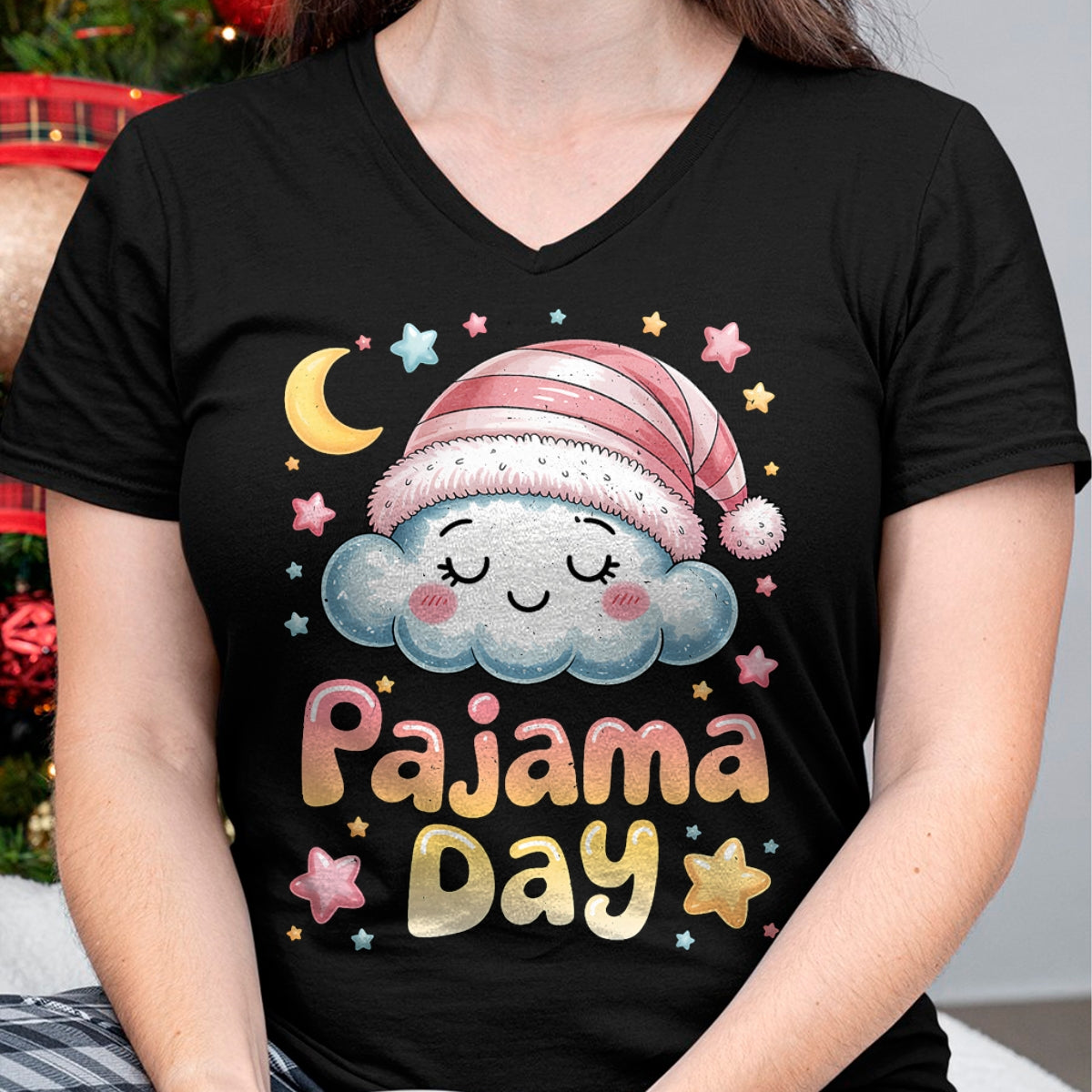 Best Teacher Shirt, Funny Teacher UnisexT-Shirt/Hoodie/Sweatshirt HLT00 - Pajama Day School Spirit Week Fun Cloud Teacher Student T-Shirt