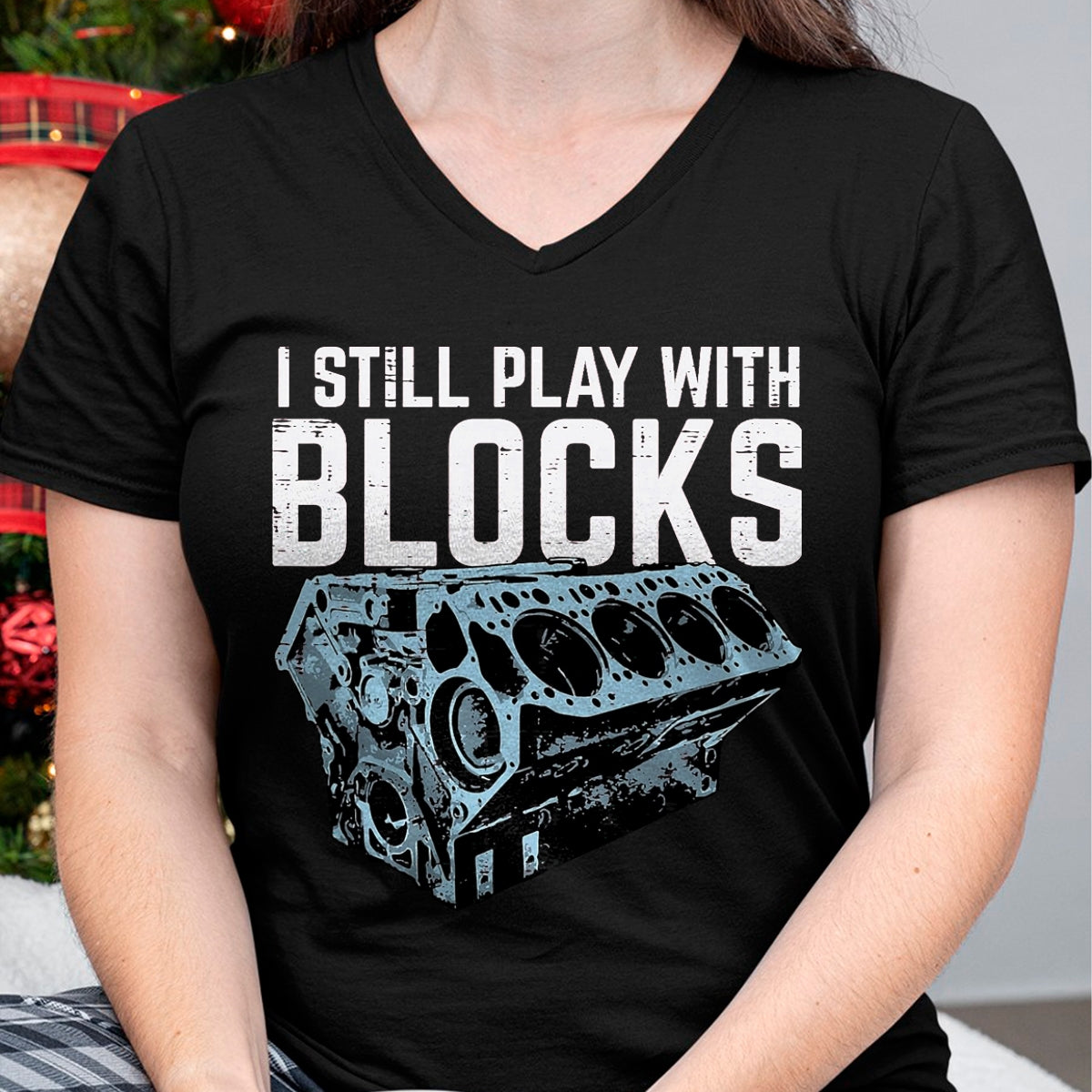Best Mechanic Life Shirt, Funny Mechanic UnisexT-Shirt/Hoodie/Sweatshirt HLT00 - Mechanic I Still Play with Blocks Funny Car Engine Men Women T-Shirt, Men, Black, 3X-Large