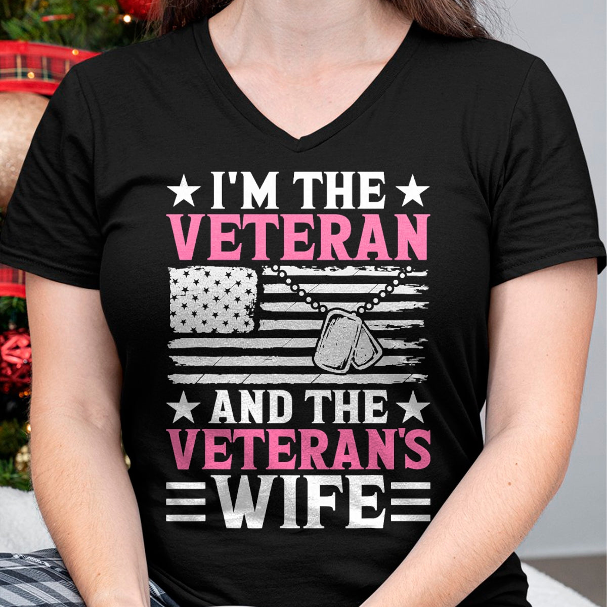 Proud Veteran Shirt, Funny Veteran UnisexT-Shirt/Hoodie/Sweatshirt HLT00 - Female Veteran and Veteran_s Wife Women Veteran Mom Grandma T-Shirt