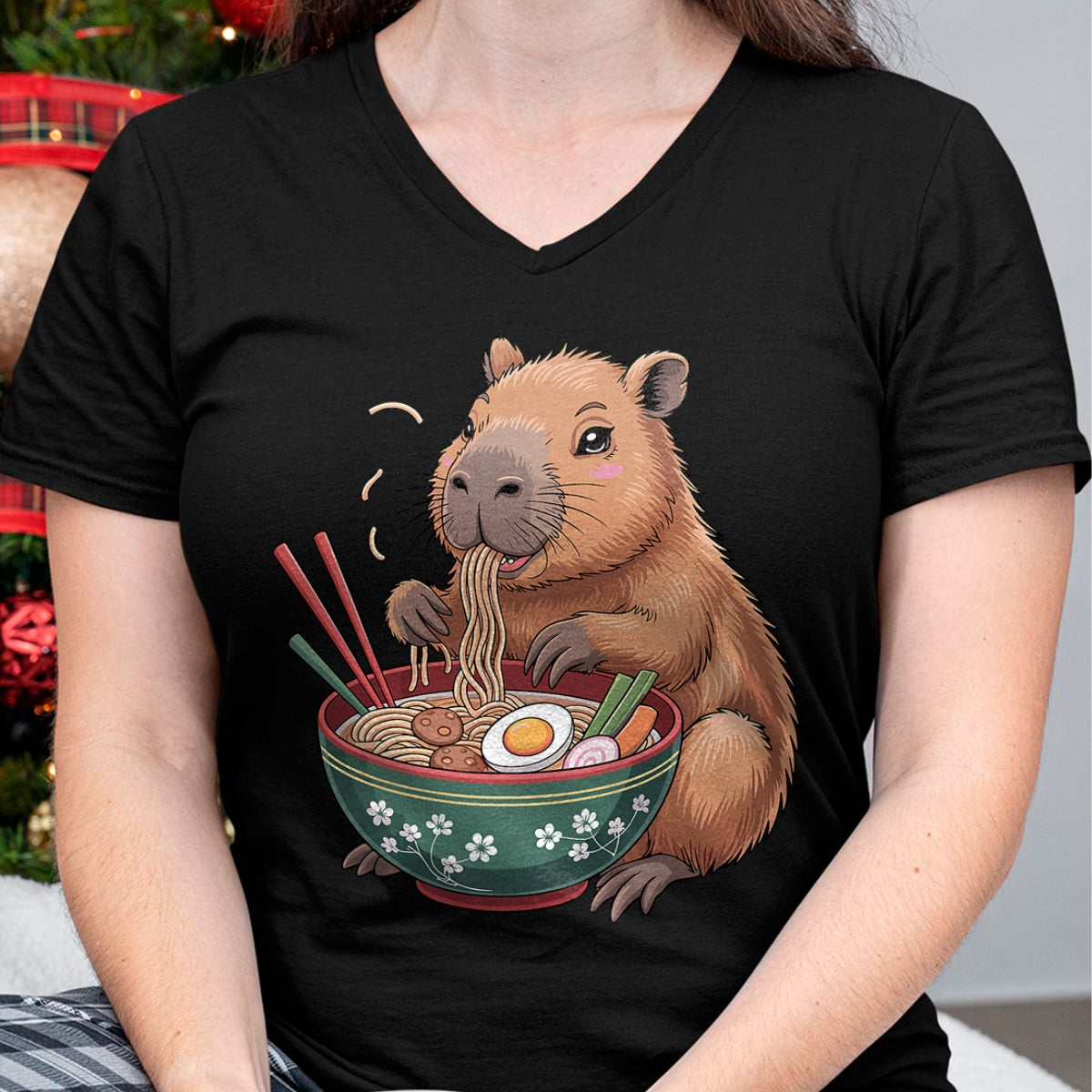 Cute Capybara Shirt, Funny Capybara Unisex T-Shirt/Hoodie/Sweatshirt HLT00 - Cool Capybara Art for Men Women Kids Rodent Capybara Lover T-Shirt