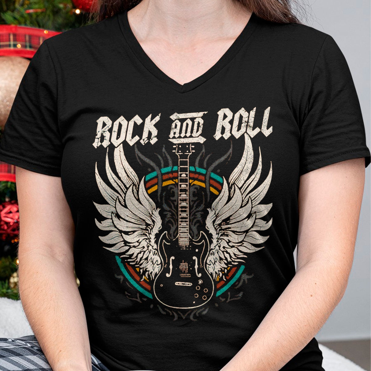 Guitar Lover Shirt, Funny Guitar UnisexT-Shirt/Hoodie/Sweatshirt HLT00 - Rock and Roll Guitar Vintage Rock Music T-Shirt, Men, Black, Large