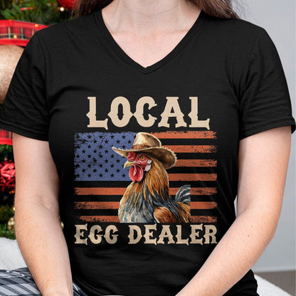 Best Farmer Life Shirt, Funny Farmer UnisexT-Shirt/Hoodie/Sweatshirt HLT00 - Local Egg Dealer Rooster Farmer Chicken T-Shirt