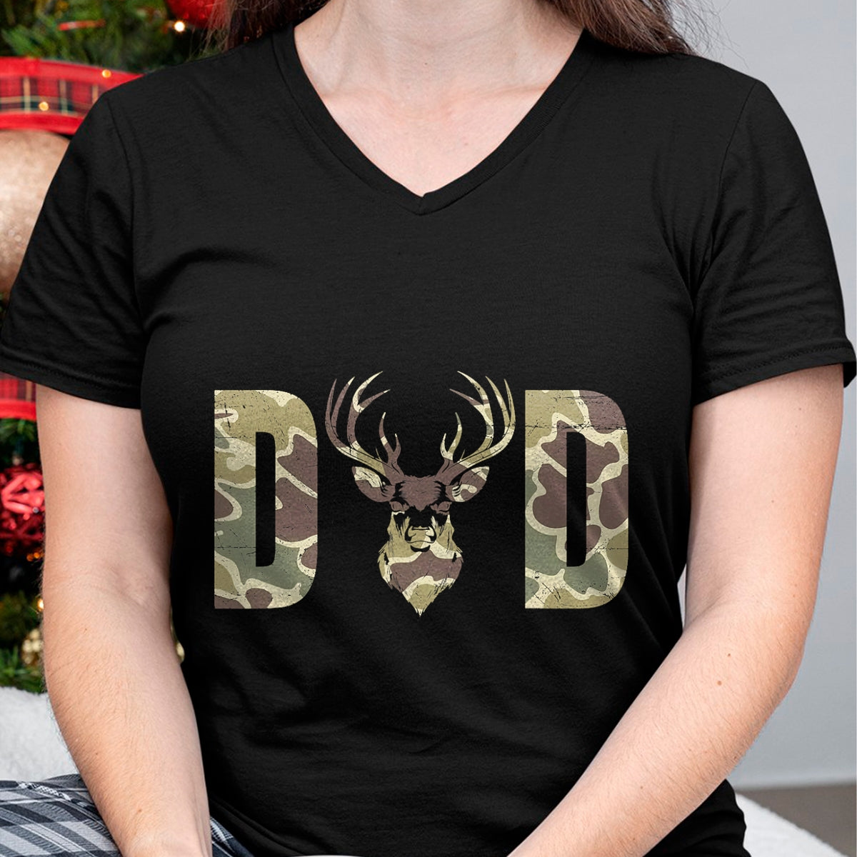 Funny Hunting Shirt, Gift For Hunting Lover Unisex T-Shirt/Hoodie/Sweatshirt HLT00 - Old School Camo Dad Hunting, Camouflage Deer Father_s Day T-Shirt
