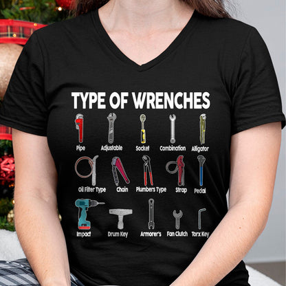 Best Mechanic Life Shirt, Funny Mechanic UnisexT-Shirt/Hoodie/Sweatshirt HLT00 - Toddler Mechanic Types of Wrenches Technician Kids Boy T-Shirt