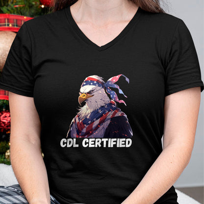 Gift for Dad Shirt, Funny Dad Unisex T-Shirt/Hoodie/Sweatshirt HLT00 – CDL Certified Truck T-Shirt - CDL Trucker Driver Operator T-Shirt