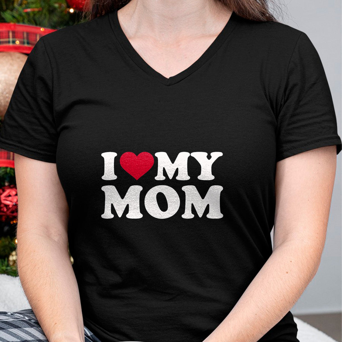 Gift for Mom Shirt, Funny Mom Unisex T-Shirt/Hoodie/Sweatshirt HLT00 - I love my mom T-Shirt