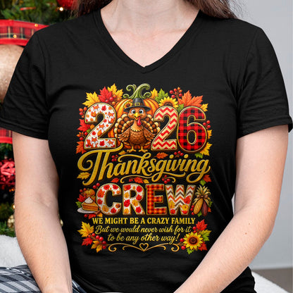 Best Thanksgiving Family Shirt , Funny Thanksgiving UnisexT-Shirt/Hoodie/Sweatshirt HLT00 - Family Thanksgiving 2026 Thanksgiving Crew Turkey Matching T-Shirt (5)