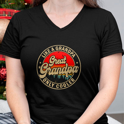 Best Grandpa Shirt, Proud Grandpa Unisex T-Shirt/Hoodie/Sweatshirt HLT00 - Great Grandpa Like A Grandpa Only Cooler Funny Grandpa T-Shirt (1)