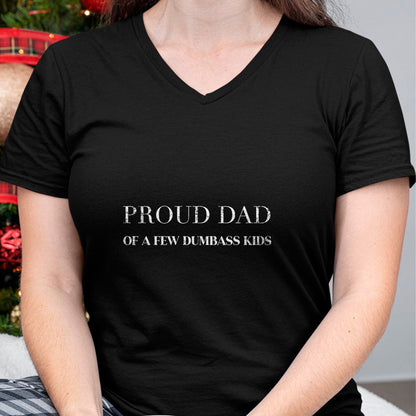 Gift for Dad Shirt, Funny Dad Unisex T-Shirt/Hoodie/Sweatshirt HLT00 – Proud Dad Of A Few Dumbass Kids Fathers Day T-Shirt