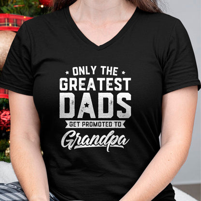 Best Grandpa Shirt, Proud Grandpa Unisex T-Shirt/Hoodie/Sweatshirt HLT00 - Greatest Dads Get Promoted To Grandpa Shirt Father's Day T-Shirt (1)