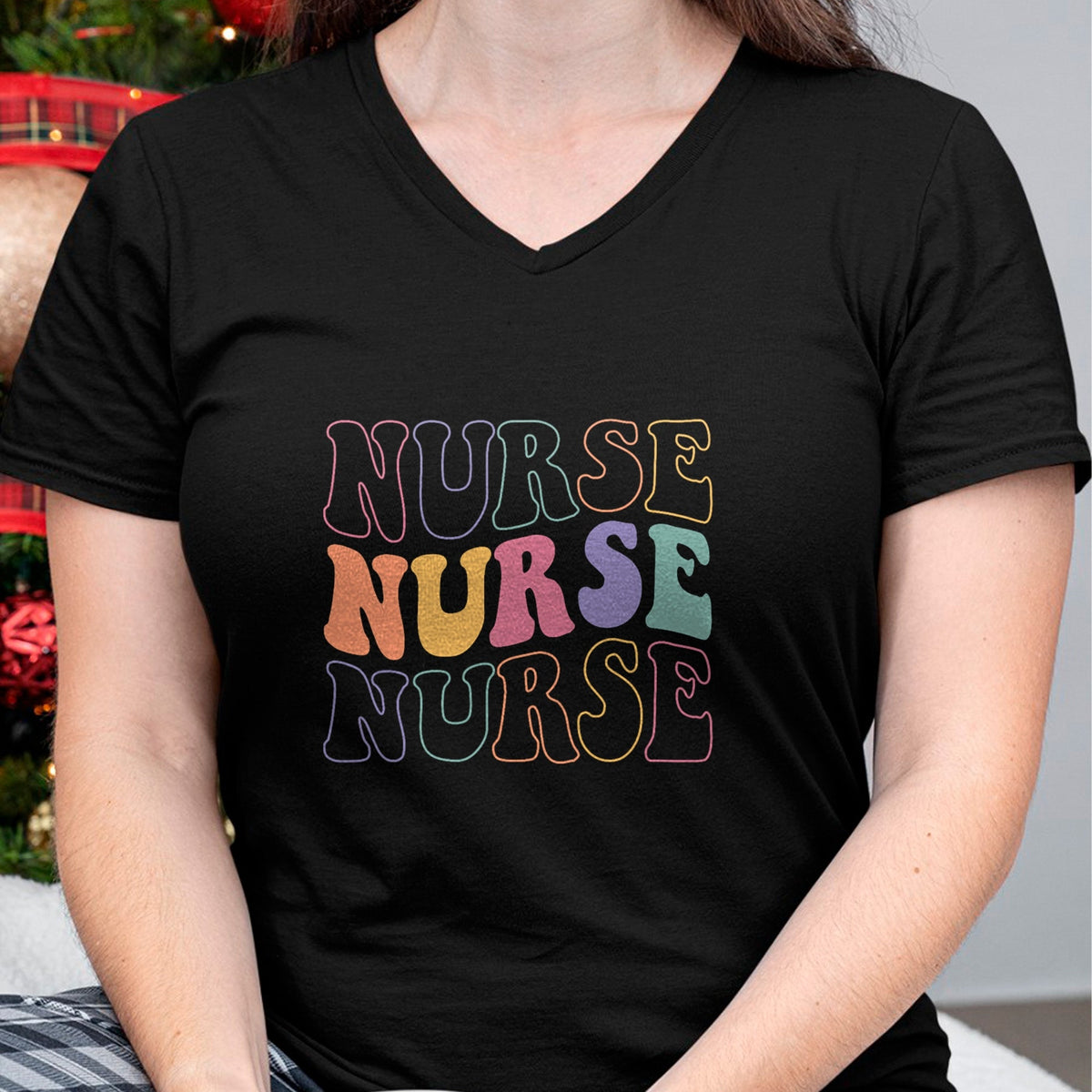 Funny Nurse Shirt, Nurse Unisex T-Shirt/Hoodie/Sweatshirt HLT00 - Groovy Nurse Women School Nurse RN ICU ER Pediatric T-Shirt