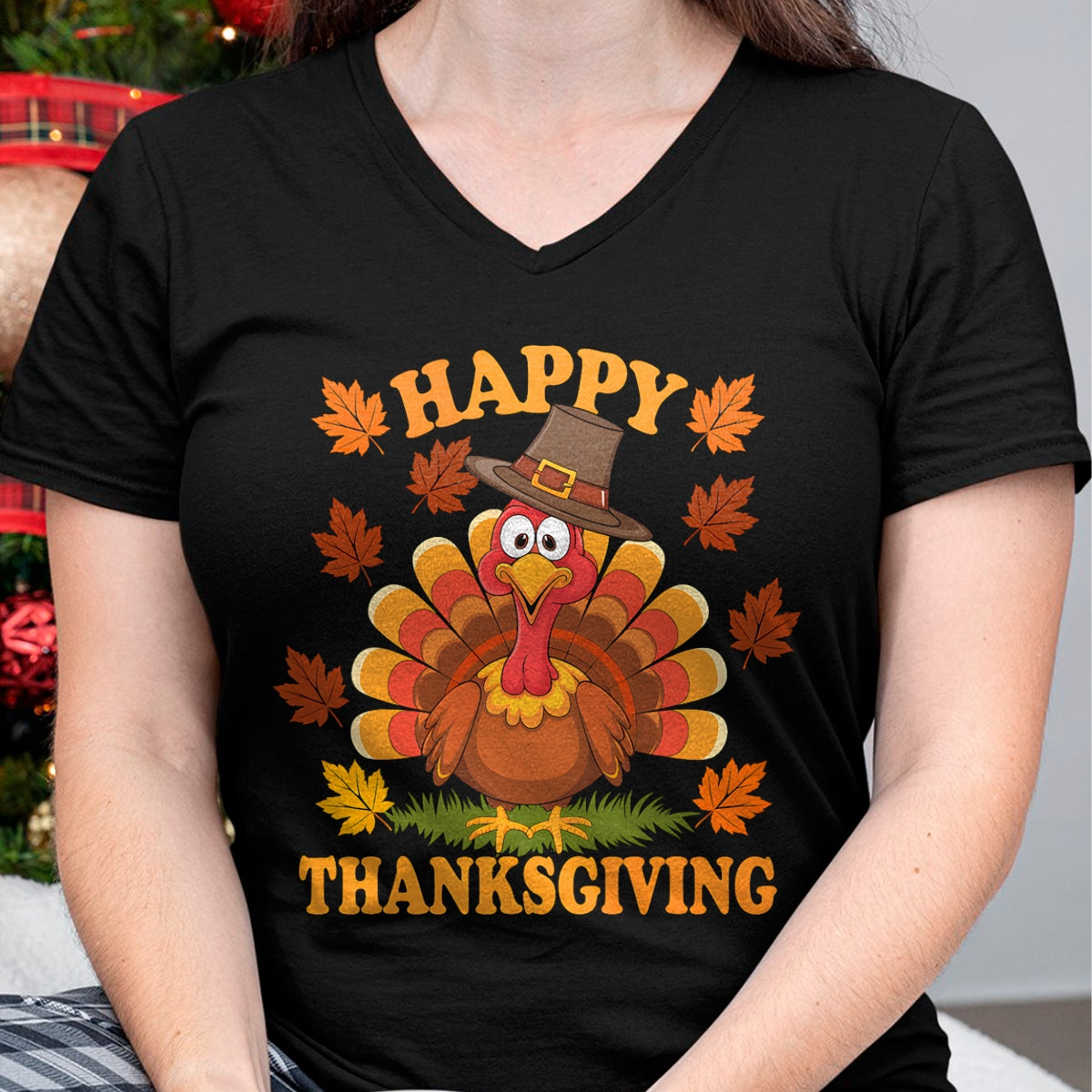 Best Thanksgiving Family Shirt , Funny Thanksgiving UnisexT-Shirt/Hoodie/Sweatshirt HLT00 - Happy Thanksgiving Funny Turkey Family Dinner Thanksgiving T-Shirt (3)