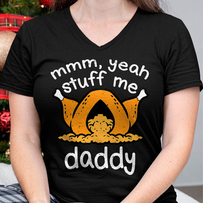 Best Thanksgiving Family Shirt , Funny Thanksgiving UnisexT-Shirt/Hoodie/Sweatshirt HLT00 - Thanksgiving Turkey Stuff Me Funny Adult Humor Men Women T-Shirt