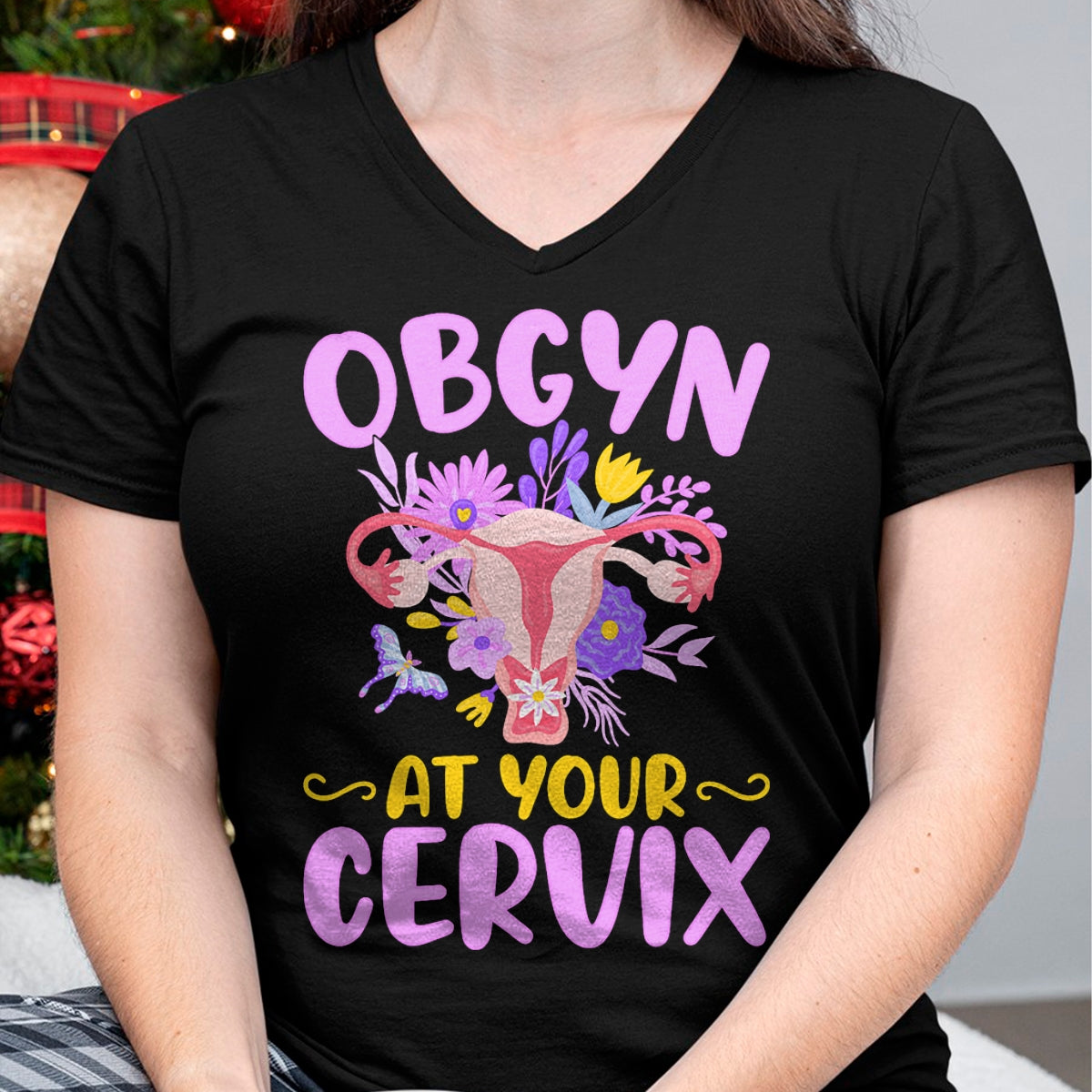 Best Doctor Shirt, Funny Doctor UnisexT-Shirt/Hoodie/Sweatshirt HLT00 - Ob-GYN at Your Cervix Funny GYNO Doctors Gynecologist Gifts T-Shirt