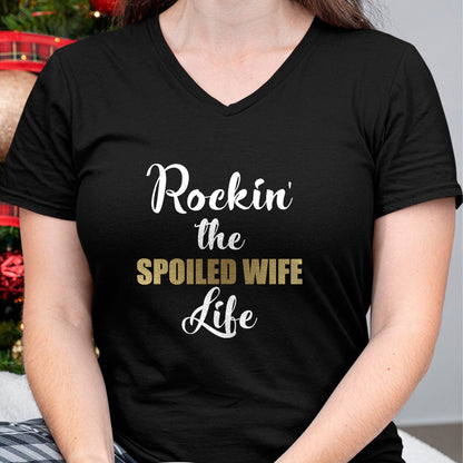 Best Wife Shirt, Wife and Husband Unisex T-Shirt/Hoodie/Sweatshirt HLT00 - Gift for wife T shirt, spoiled wife   Spoiled Wife Pullover Hoodie