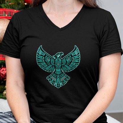 Native American T-Shirts, Vintage Native American Unisex T-Shirt/Hoodie/Sweatshirt HLT00 - Thunderbird Native American Tribal Art (3)