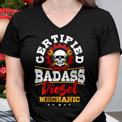 Best Mechanic Life Shirt, Funny Mechanic UnisexT-Shirt/Hoodie/Sweatshirt HLT00 - Diesel Mechanic Gifts Design On Back T-Shirt (1)