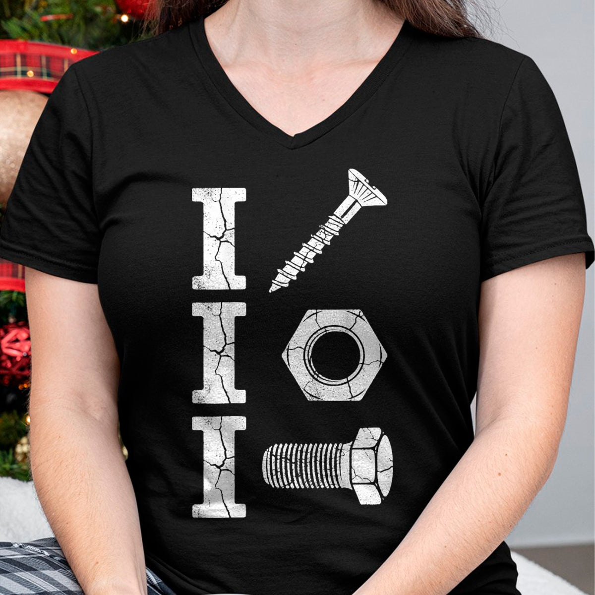 Best Mechanic Life Shirt, Funny Mechanic UnisexT-Shirt/Hoodie/Sweatshirt HLT00 - I Screw I Nut I Bolt Proud Car Auto Mechanic Mens (ON Back) T-Shirt