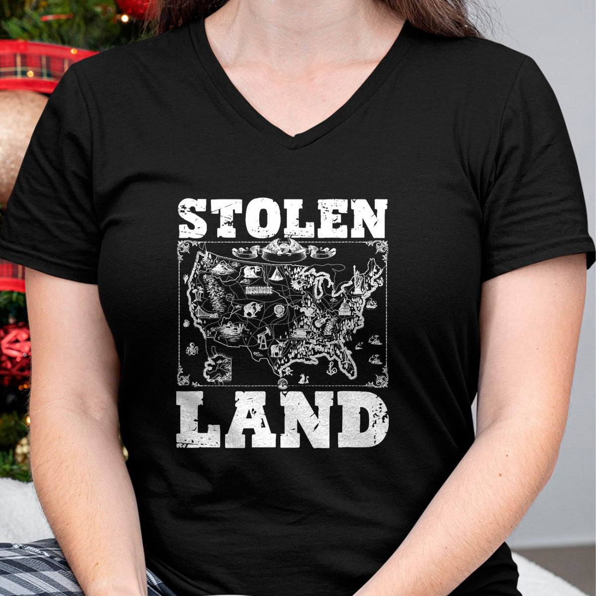 Native American T-Shirts, Vintage Native American Unisex T-Shirt/Hoodie/Sweatshirt HLT00 - Stolen Land Indian Pride Tribes Native American Indigenous