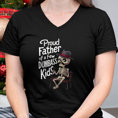 Gift for Dad Shirt, Funny Dad Unisex T-Shirt/Hoodie/Sweatshirt HLT00 – Funny Graphic Proud Father of A Few Dumbass Kid Father_s Day T-Shirt
