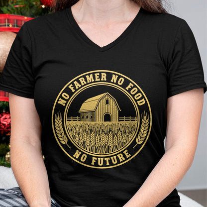 Best Farmer Life Shirt, Funny Farmer UnisexT-Shirt/Hoodie/Sweatshirt HLT00 - No Farmers No Food No Future Farmer Market Farming Vintage Long Sleeve T-Shirt
