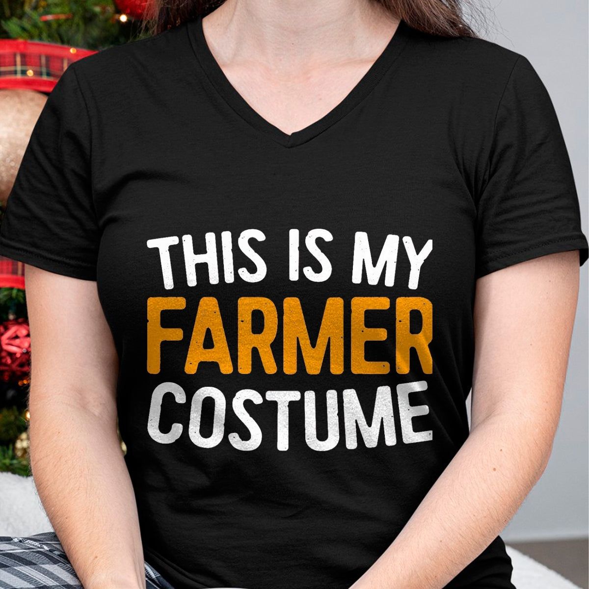 Best Farmer Life Shirt, Funny Farmer UnisexT-Shirt/Hoodie/Sweatshirt HLT00 - This is My Farmer Costume Shirt Adult Kids Farmer Costume T-Shirt, Men, Black, Medium