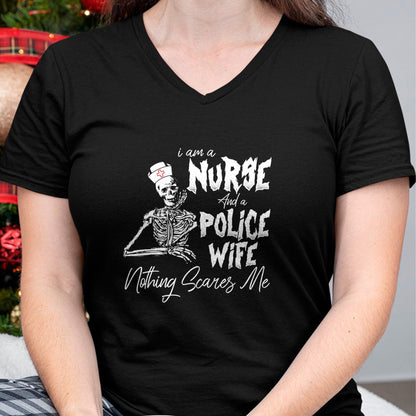 Funny Nurse Shirt, Nurse Unisex T-Shirt/Hoodie/Sweatshirt HLT00 - I’m A Mom Grandma And A Retired Nurse Nothing Scares Me T-Shirt