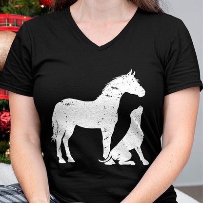 Best Horse Lover Shirt , Funny Horse UnisexT-Shirt/Hoodie/Sweatshirt HLT00 - Horse and Dog Motif for Men and Women Horse Lovers T-Shirt