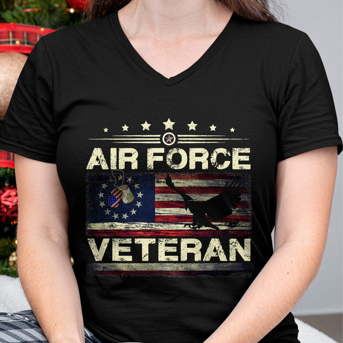 Proud Veteran Shirt, Funny Veteran UnisexT-Shirt/Hoodie/Sweatshirt HLT00 - Veteran US Air Force Tshirt - American Betsy Ross Flag T-Shirt
