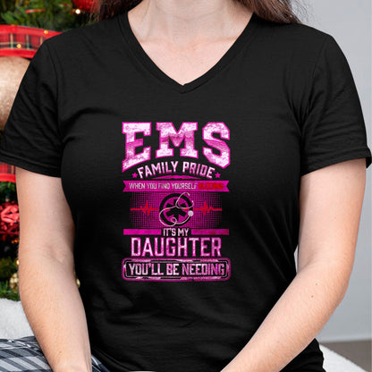 Funny Nurse Shirt, Nurse Unisex T-Shirt/Hoodie/Sweatshirt HLT00 - EMT Gift Proud Mom Dad Of EMS Paramedic Daughter F T-Shirt T-Shirt
