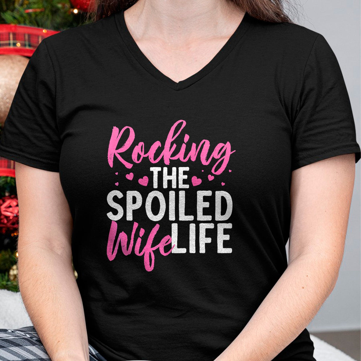 Best Wife Shirt, Wife and Husband Unisex T-Shirt/Hoodie/Sweatshirt HLT00 - Gift for wife T shirt, spoiled wife   Funny Spoiled Wife Art For Women Husband Spoiled Wife Life Pre (1)
