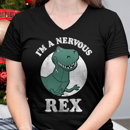 Best Dinosaur Lover Shirt, Funny Dinosaur UnisexT-Shirt/Hoodie/Sweatshirt HLT00 - Disney Pixar Toy Story I_m A Nervous Rex Dinosaur T-Shirt
