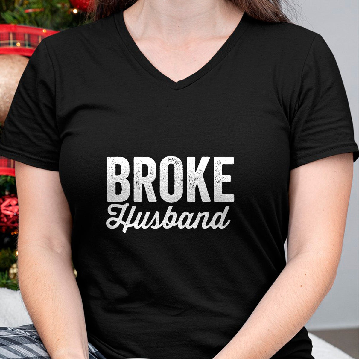Best Wife Shirt, Wife and Husband Unisex T-Shirt/Hoodie/Sweatshirt HLT00 - Gift for wife T shirt, spoiled wife   Broke Husband Spoiled Wife Funny Matching Couples T-Shirt (1)