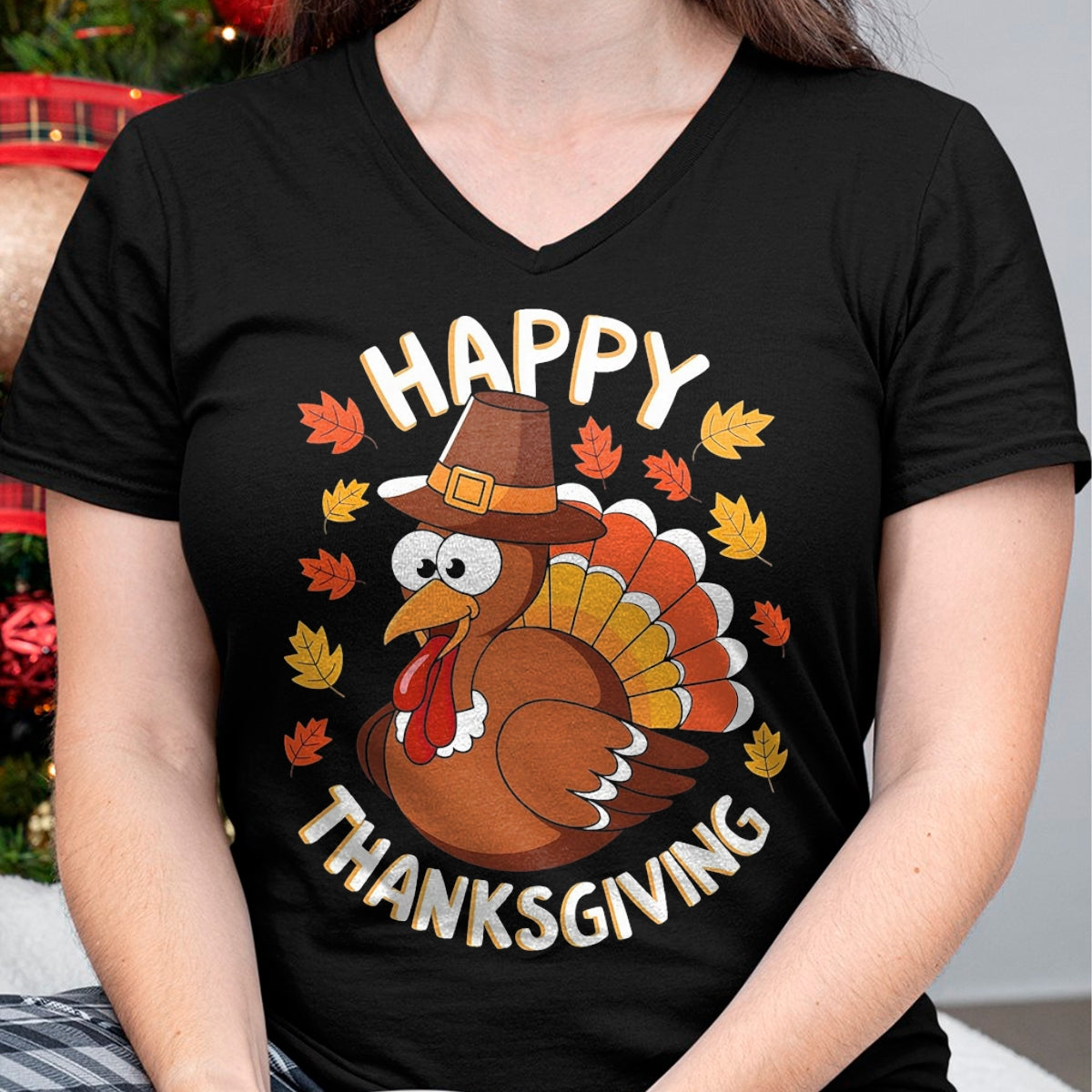 Best Thanksgiving Family Shirt , Funny Thanksgiving UnisexT-Shirt/Hoodie/Sweatshirt HLT00 - Happy Thanksgiving Funny Turkey Family Dinner Thanksgiving T-Shirt, Men, Black, 3X-Large