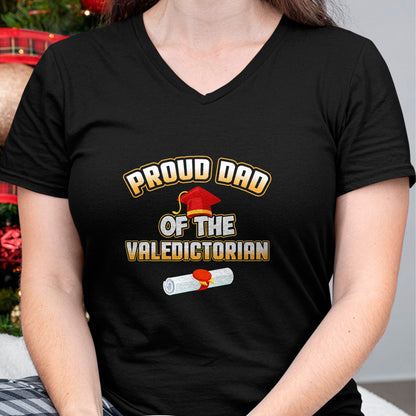 Gift for Dad Shirt, Funny Dad Unisex T-Shirt/Hoodie/Sweatshirt HLT00 – Dad Of Valedictorian 2019 School Graduation Proud Father T-Shirt