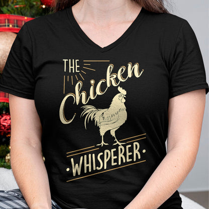 Best Farmer Life Shirt, Funny Farmer UnisexT-Shirt/Hoodie/Sweatshirt HLT00 - The Chicken Whisperer Funny Chicken Lover Farming T-Shirt T-Shirt