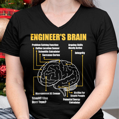 Best Mechanic Life Shirt, Funny Mechanic UnisexT-Shirt/Hoodie/Sweatshirt HLT00 - Engineer's Brain - Funny Sarcastic Engineering Gift Short Sleeve T-Shirt