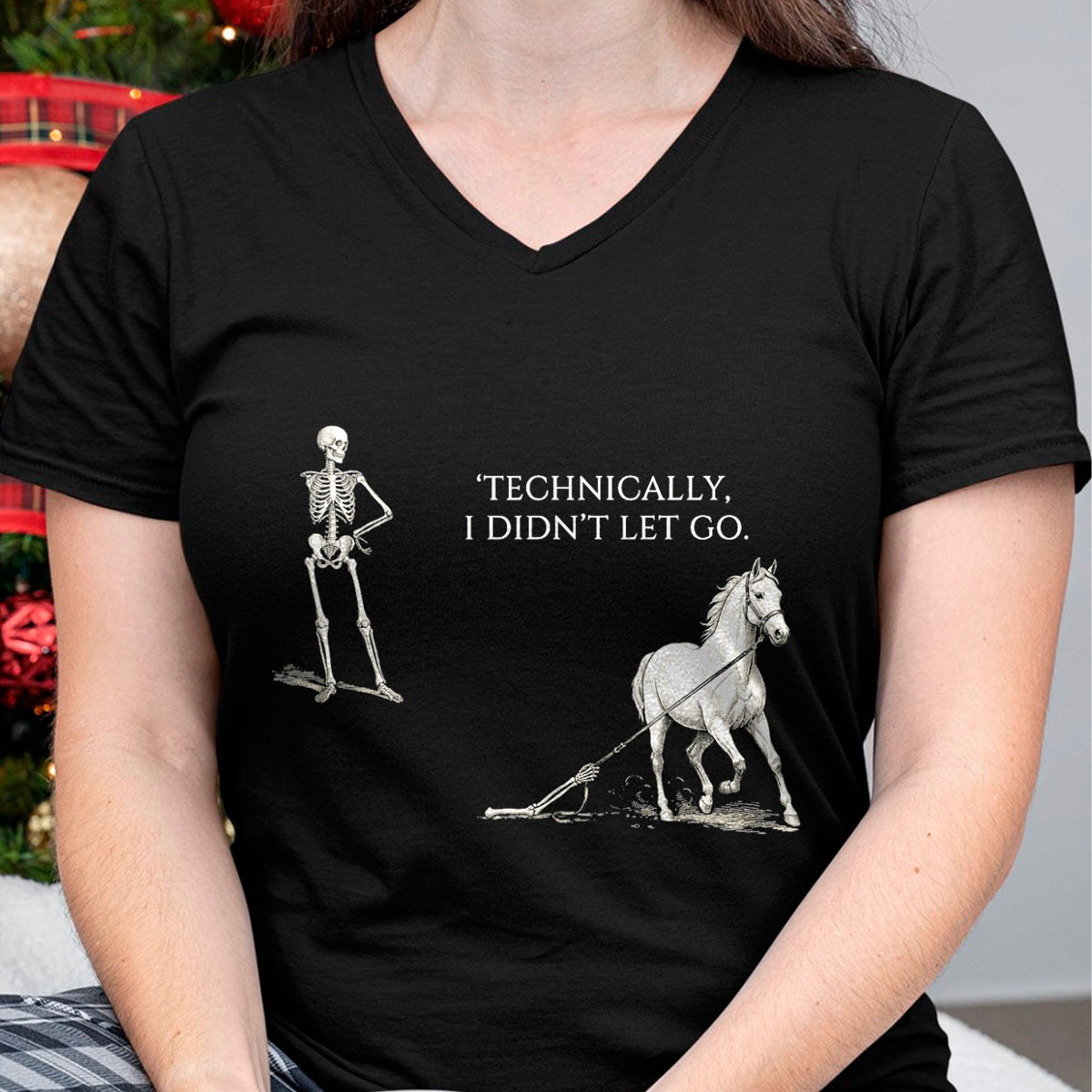 Best Horse Lover Shirt , Funny Horse UnisexT-Shirt/Hoodie/Sweatshirt HLT00 - Horse Riding Saying Equestrian Skeleton Dark Humor Vintage T-Shirt