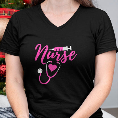 Funny Nurse Shirt, Nurse Unisex T-Shirt/Hoodie/Sweatshirt HLT00 - Happy Nurse Week 2023 Wound Care Nurse RN CNA Work Mom Dad T-Shirt (1)