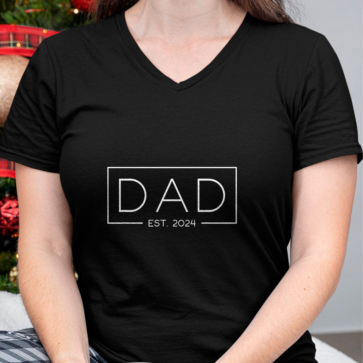 Gift for Dad Shirt, Funny Dad Unisex T-Shirt/Hoodie/Sweatshirt HLT00 – Dad Est. 2024 Expect Baby 2024 Father 2024 New Dad 2024 T-Shirt