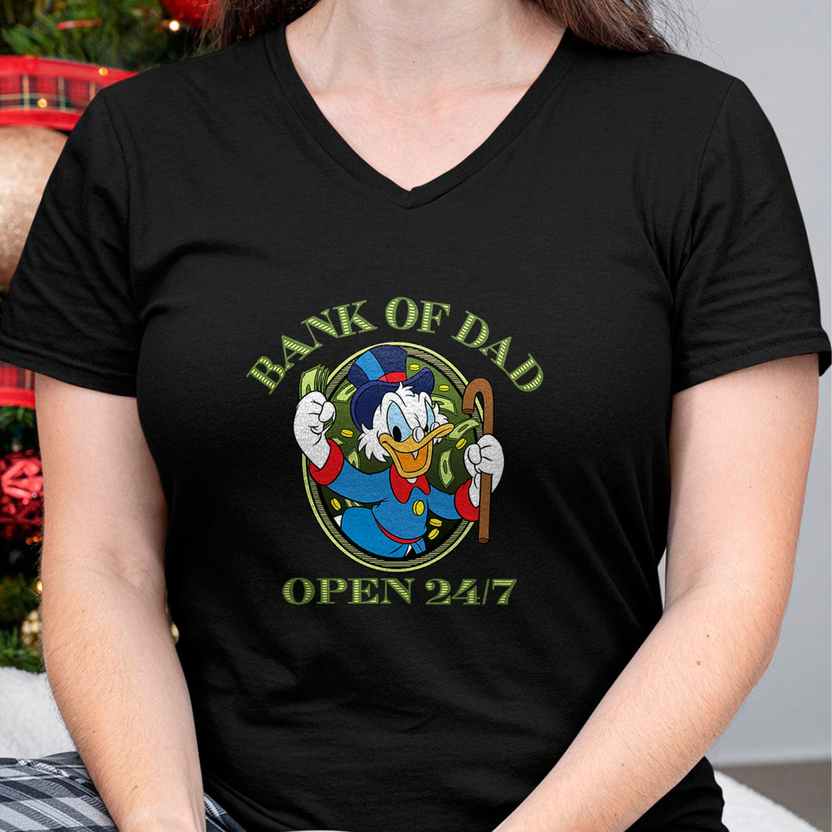 Gift for Dad Shirt, Funny Dad Unisex T-Shirt/Hoodie/Sweatshirt HLT00 – Disney DuckTales Bank of Dad T-Shirt