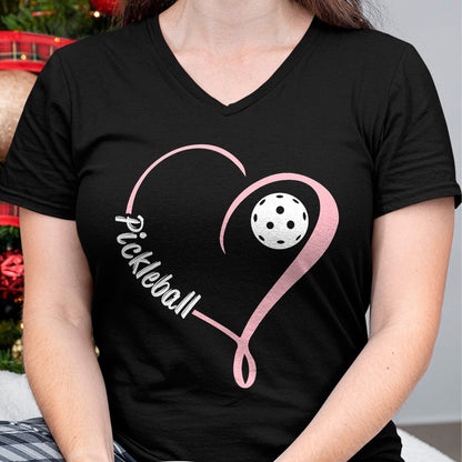 Funny Pickleball Shirt, Pickleball Lover Unisex T-Shirt/Hoodie/Sweatshirt HLT00 - Pickleball Shirts Womens Valentine's Day Pickleball Lovers T-Shirt