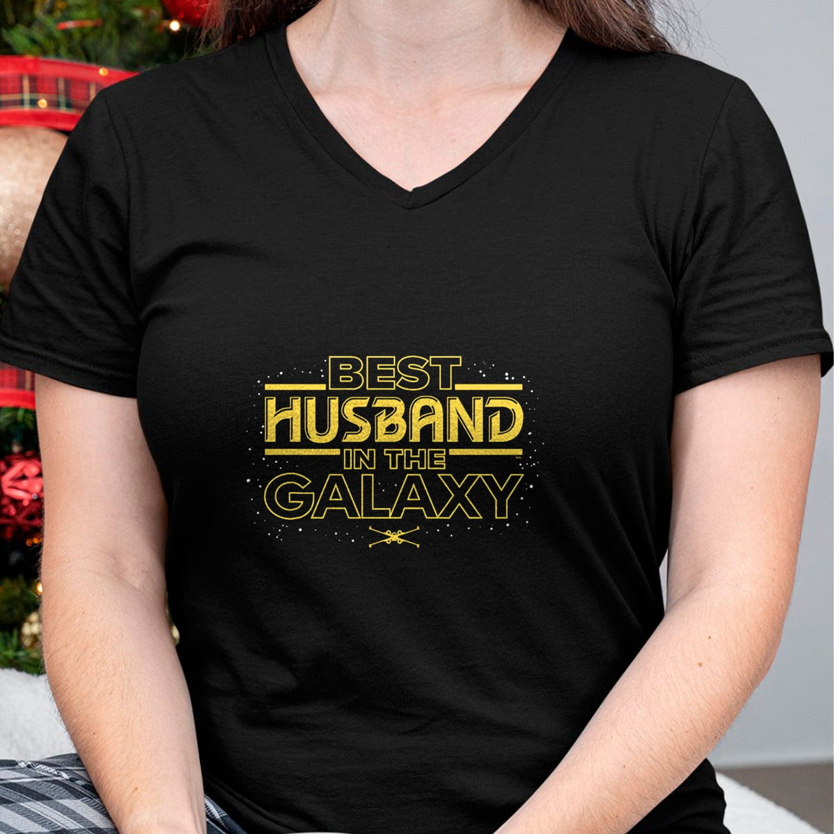 Best Wife Shirt, Wife and Husband Unisex T-Shirt/Hoodie/Sweatshirt HLT00 - Star Wars Best Husband in the Galaxy Birthday Anniversary T-Shirt