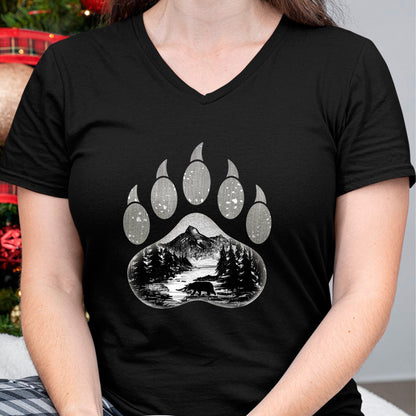 Native American T-Shirts, Vintage Native American Unisex T-Shirt/Hoodie/Sweatshirt HLT00 - Native American Indian Bear Claws Funny Mountain Animal Gift