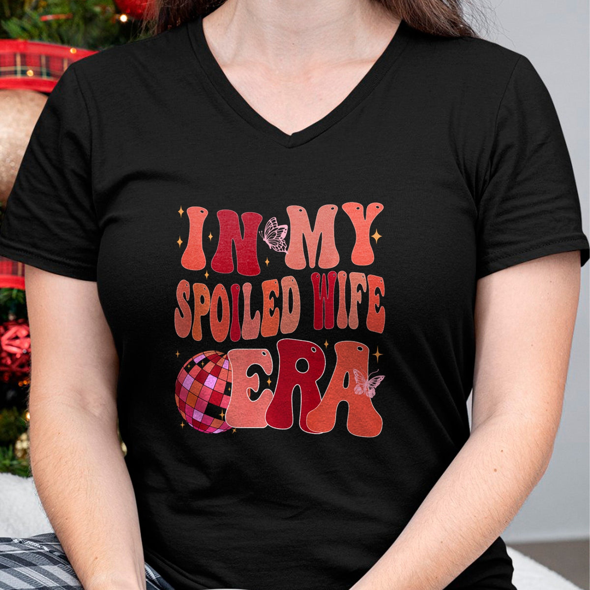 Best Wife Shirt, Wife and Husband Unisex T-Shirt/Hoodie/Sweatshirt HLT00 - Gift for wife T shirt, spoiled wife   In My Spoiled Wife Era Sweatshirt (2)