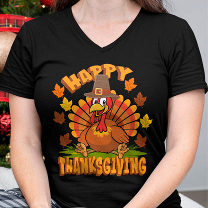 Best Thanksgiving Family Shirt , Funny Thanksgiving UnisexT-Shirt/Hoodie/Sweatshirt HLT00 - Funny Thanksgiving Happy Turkey Family Dinner T-Shirt