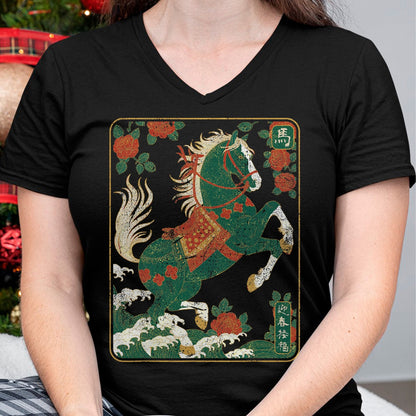 Best Horse Lover Shirt , Funny Horse UnisexT-Shirt/Hoodie/Sweatshirt HLT00 - Vintage Distressed Chinese Zodiac Art Year of the Horse T-Shirt