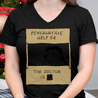 Best Doctor Shirt, Funny Doctor UnisexT-Shirt/Hoodie/Sweatshirt HLT00 - Peanuts - Lucy Doctor is in T-Shirt