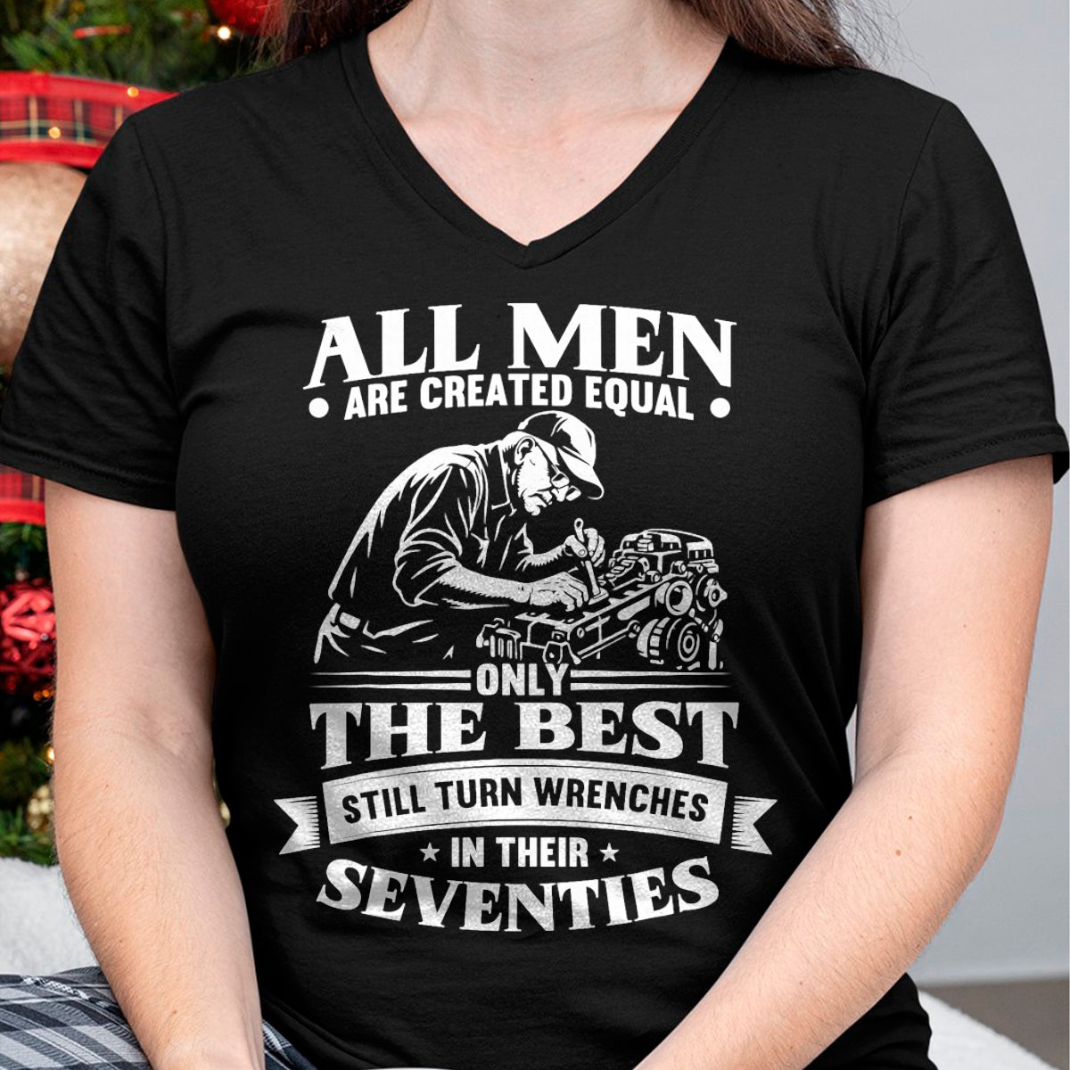 Best Mechanic Life Shirt, Funny Mechanic UnisexT-Shirt/Hoodie/Sweatshirt HLT00 - Mens 70th Birthday Auto Repairman Still Turn Wrenches Seventies T-Shirt