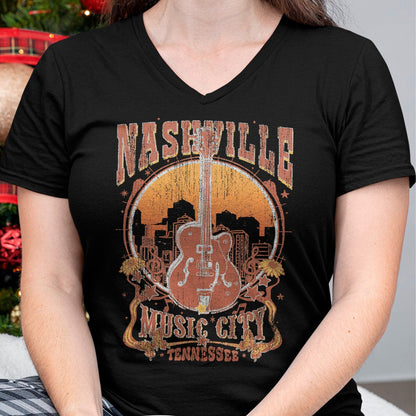Guitar Lover Shirt, Funny Guitar UnisexT-Shirt/Hoodie/Sweatshirt HLT00 - Nashville Tennessee Guitar Country Music City Guitarist Gift T-Shirt